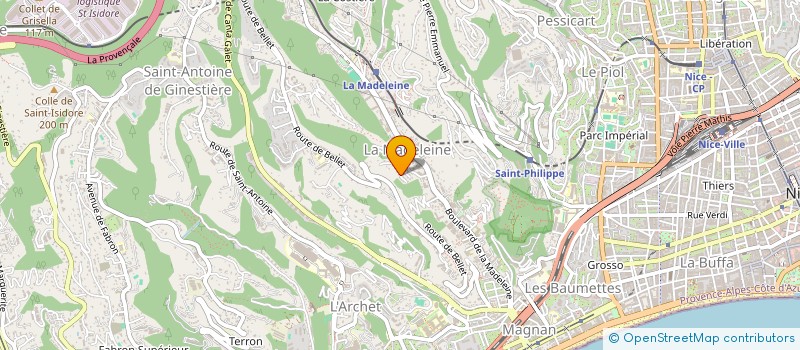 localisation de l'entreprise M & JOY  NICE