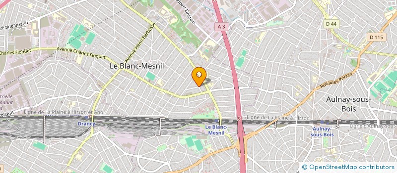 localisation de l'entreprise M K à LE BLANC-MESNIL