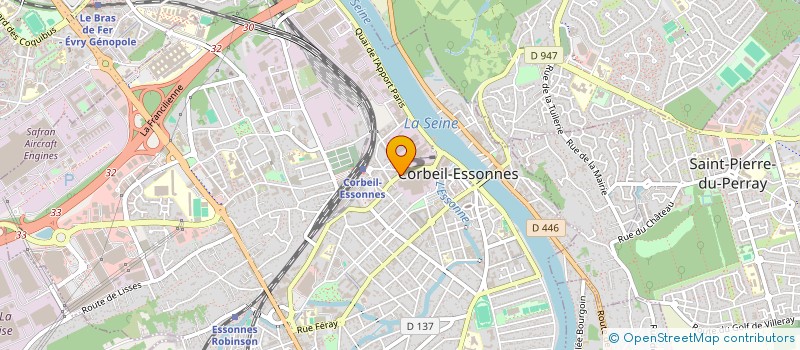localisation de l'entreprise M.K à CORBEIL-ESSONNES