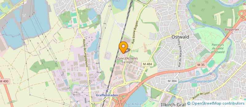 localisation de l'entreprise M.K.A. HOLDING  OSTWALD