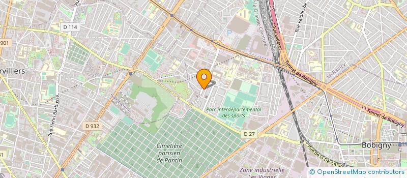 localisation de l'entreprise M.K.-B.K.  BOBIGNY