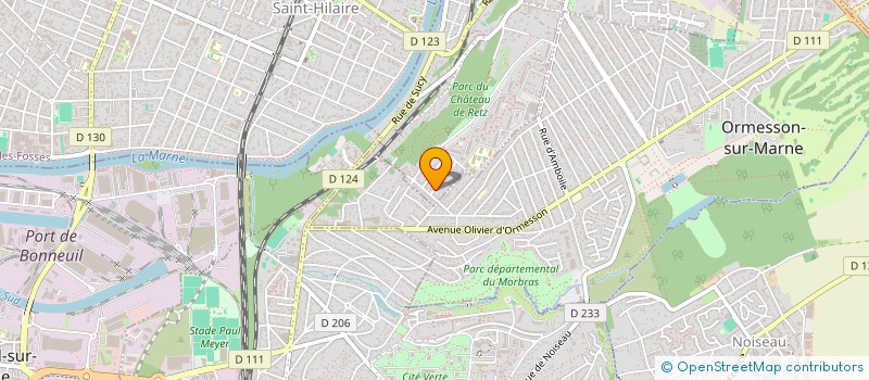 localisation de l'entreprise M.K.C  CHENNEVIERES-SUR-MARNE