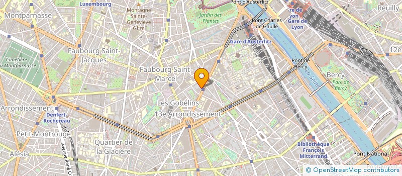 localisation de l'entreprise M.K.E.  PARIS