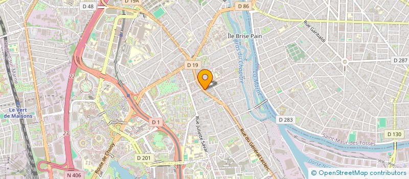 localisation de l'entreprise M.K.E à CRETEIL