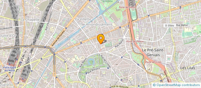 localisation de l'entreprise M.K. EUROPE  MONTROUGE