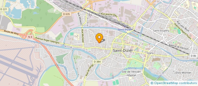 localisation de l'entreprise M K F à SAINT-DIZIER