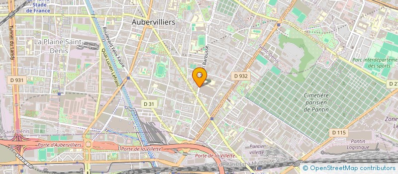 localisation de l'entreprise M.K.G  AUBERVILLIERS