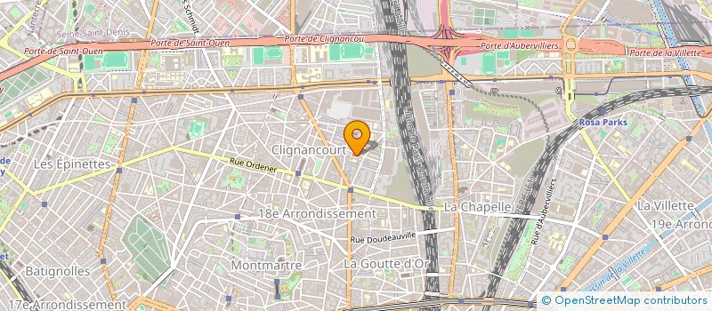 localisation de l'entreprise M.K.G.  PARIS