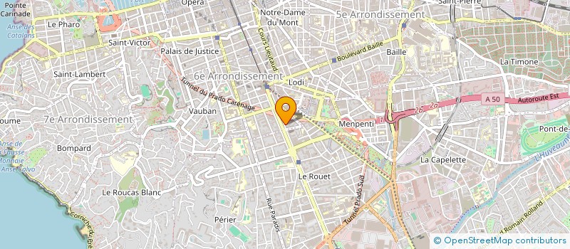 localisation de l'entreprise M&K HORIZON à MARSEILLE