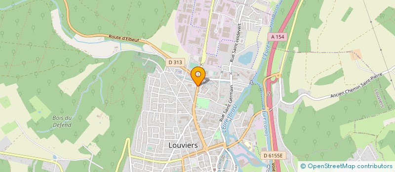 localisation de l'entreprise M.K.L.C à LOUVIERS