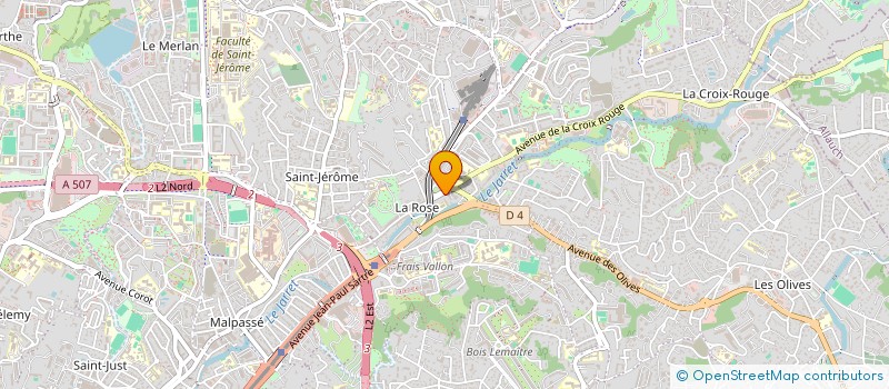 localisation de l'entreprise M.K.M à MARSEILLE