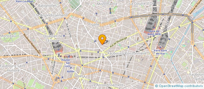 localisation de l'entreprise M.K.M.  PARIS