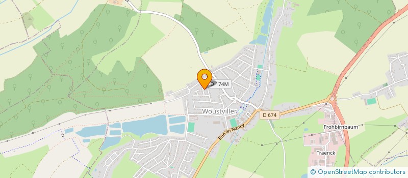 localisation de l'entreprise M.K. MAT.  WOUSTVILLER