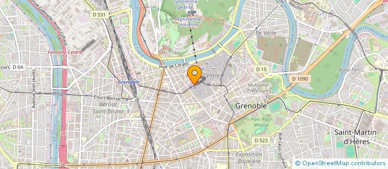 localisation de l'entreprise M.K.N.G. SAS à GRENOBLE