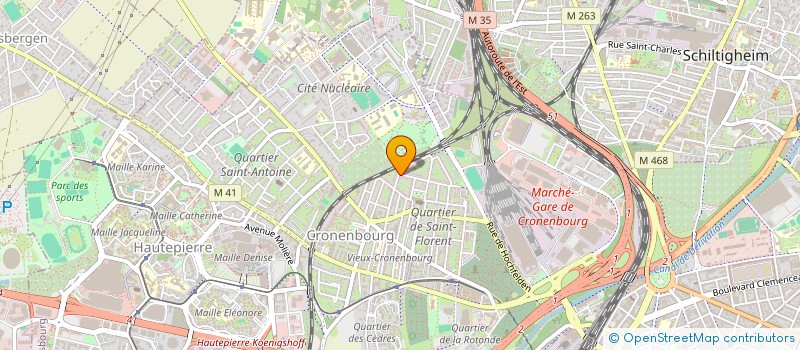 localisation de l'entreprise M.K. PAYSAGISTE à STRASBOURG