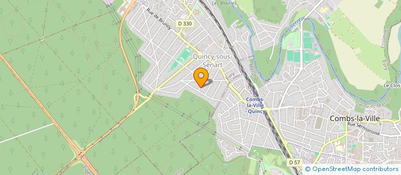 localisation de l'entreprise M K R à QUINCY-SOUS-SENART