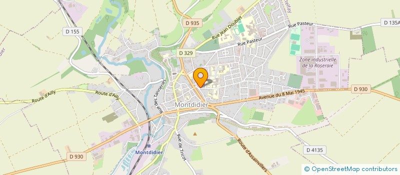 localisation de l'entreprise M K S  MONTDIDIER