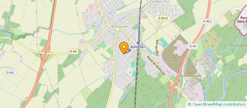 localisation de l'entreprise M.K.S CORPORATION  BOLLWILLER