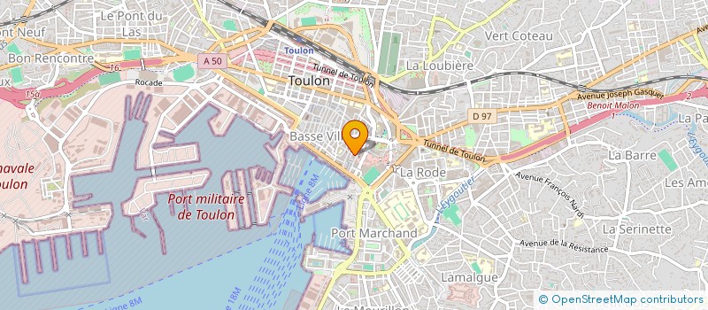 localisation de l'entreprise M.K.S. NUTRITION  TOULON