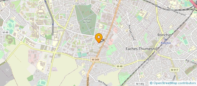 localisation de l'entreprise M.K.S TOITURE & BATIMENT à LILLE