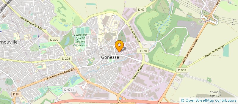 localisation de l'entreprise M.K. SERVICES SARL à GONESSE