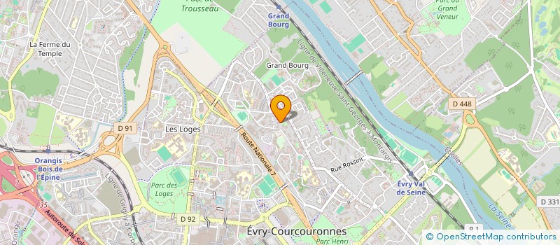 localisation de l'entreprise M.K SLICE&CONNECT  EVRY-COURCOURONNES