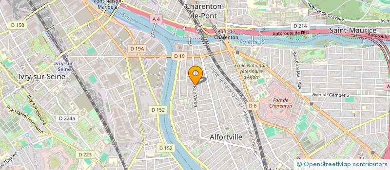 localisation de l'entreprise M K SUPERMARCHE à ALFORTVILLE