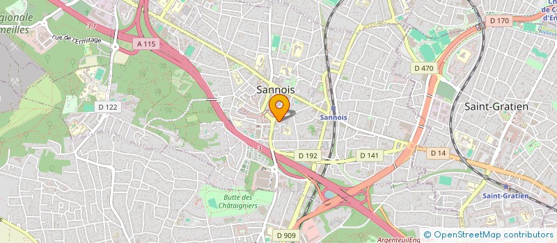 localisation de l'entreprise M.K TECHNOLOGIE à SANNOIS