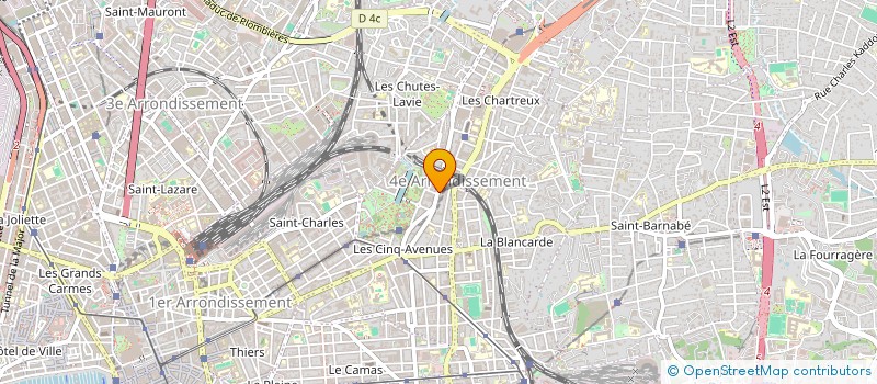 localisation de l'entreprise M.K.V à MARSEILLE