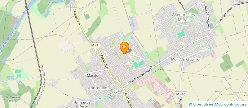 localisation de l'entreprise M.K.V ENERGIES  ANNULLIN