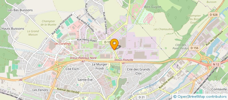 localisation de l'entreprise M.KAI à DREUX