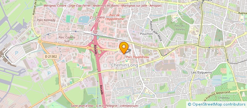 localisation de l'entreprise M'KRISFI  MERIGNAC