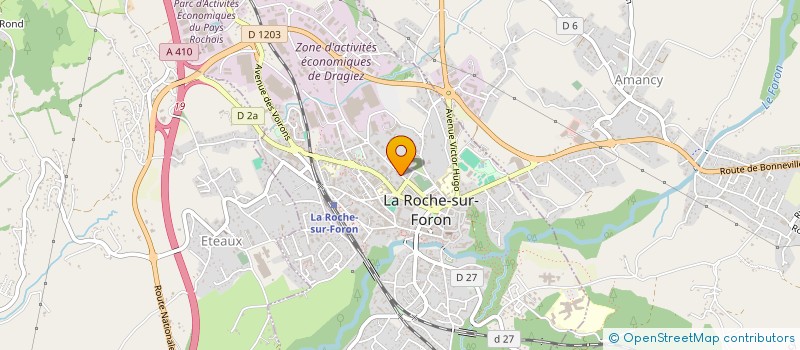 localisation de l'entreprise M.L.2  LA ROCHE-SUR-FORON