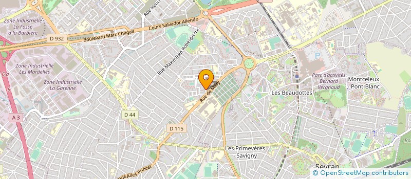 localisation de l'entreprise M & L à AULNAY-SOUS-BOIS