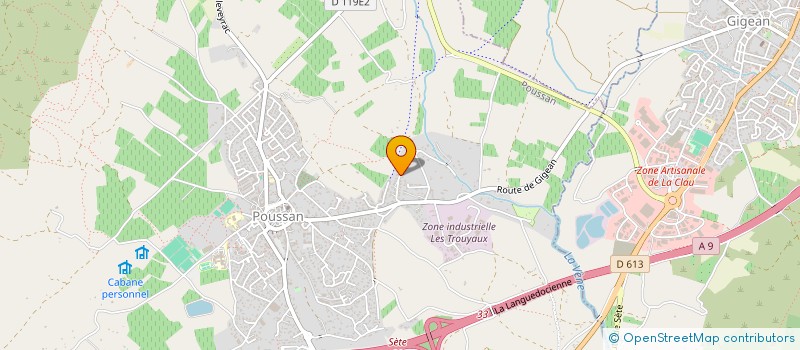 localisation de l'entreprise M.L  POUSSAN