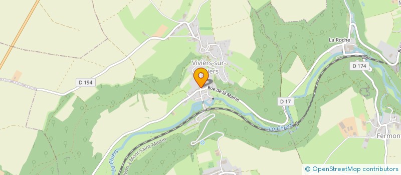 localisation de l'entreprise M.L.  VIVIERS-SUR-CHIERS