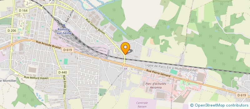 localisation de l'entreprise M.L  ROMILLY-SUR-SEINE