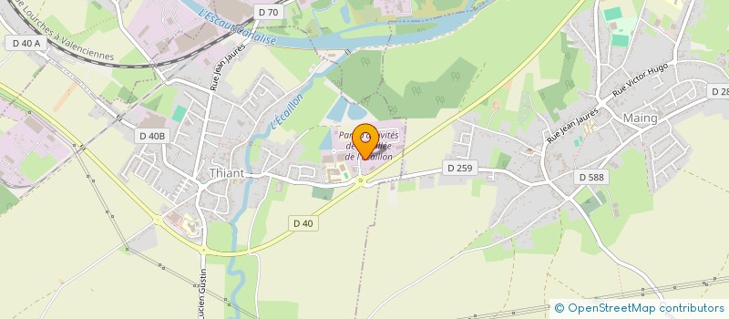 localisation de l'entreprise M&L  THIANT