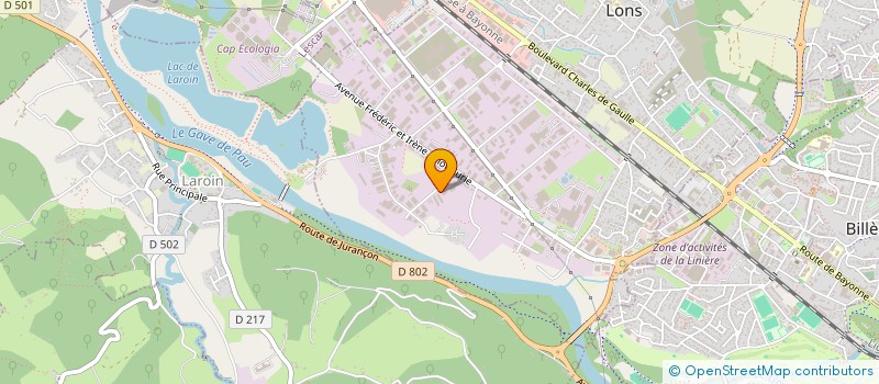 localisation de l'entreprise M & L à LONS