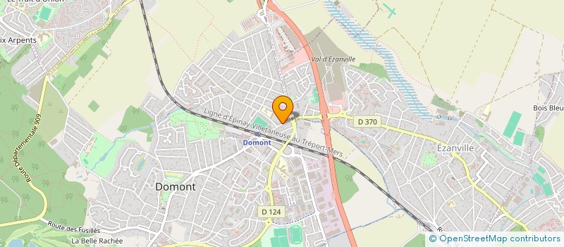 localisation de l'entreprise M L  DOMONT