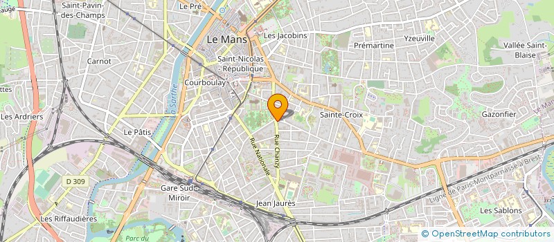 localisation de l'entreprise M.L.A.H MARIE LAURE ARTUIT HOLDING à LE MANS