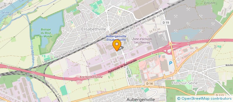 localisation de l'entreprise M.L.A LE SON  AUBERGENVILLE