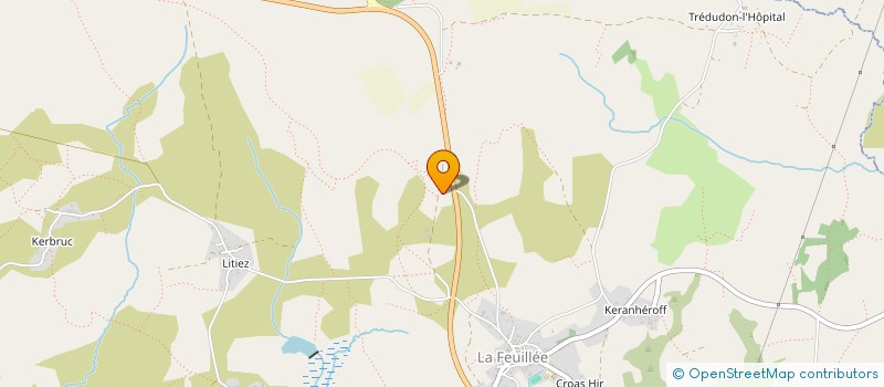 localisation de l'entreprise M.L.A.S.  LA FEUILLEE