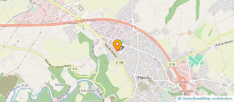 localisation de l'entreprise M.L. ARMOR à PLERIN