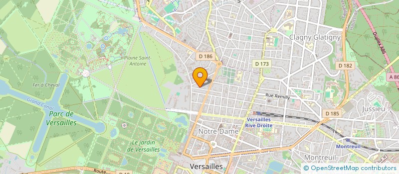 localisation de l'entreprise M L ATELIER à VERSAILLES