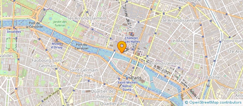 localisation de l'entreprise M.L.B.  PARIS