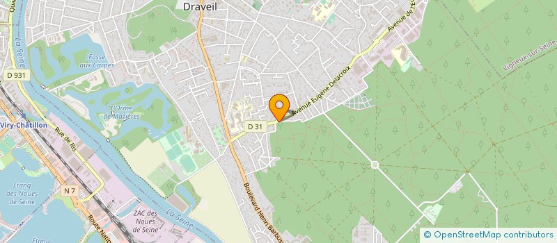 localisation de l'entreprise M.L.B. RENOV à DRAVEIL
