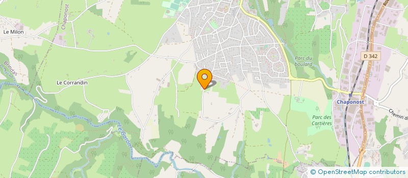 localisation de l'entreprise M&L CHARPENTIERS  CHAPONOST