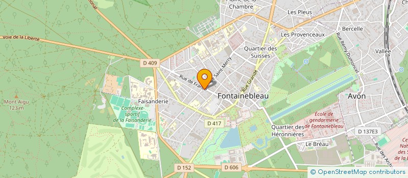 localisation de l'entreprise M L COACH  FONTAINEBLEAU