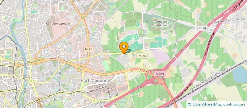localisation de l'entreprise M&L COMMUNICATION à MONTPELLIER